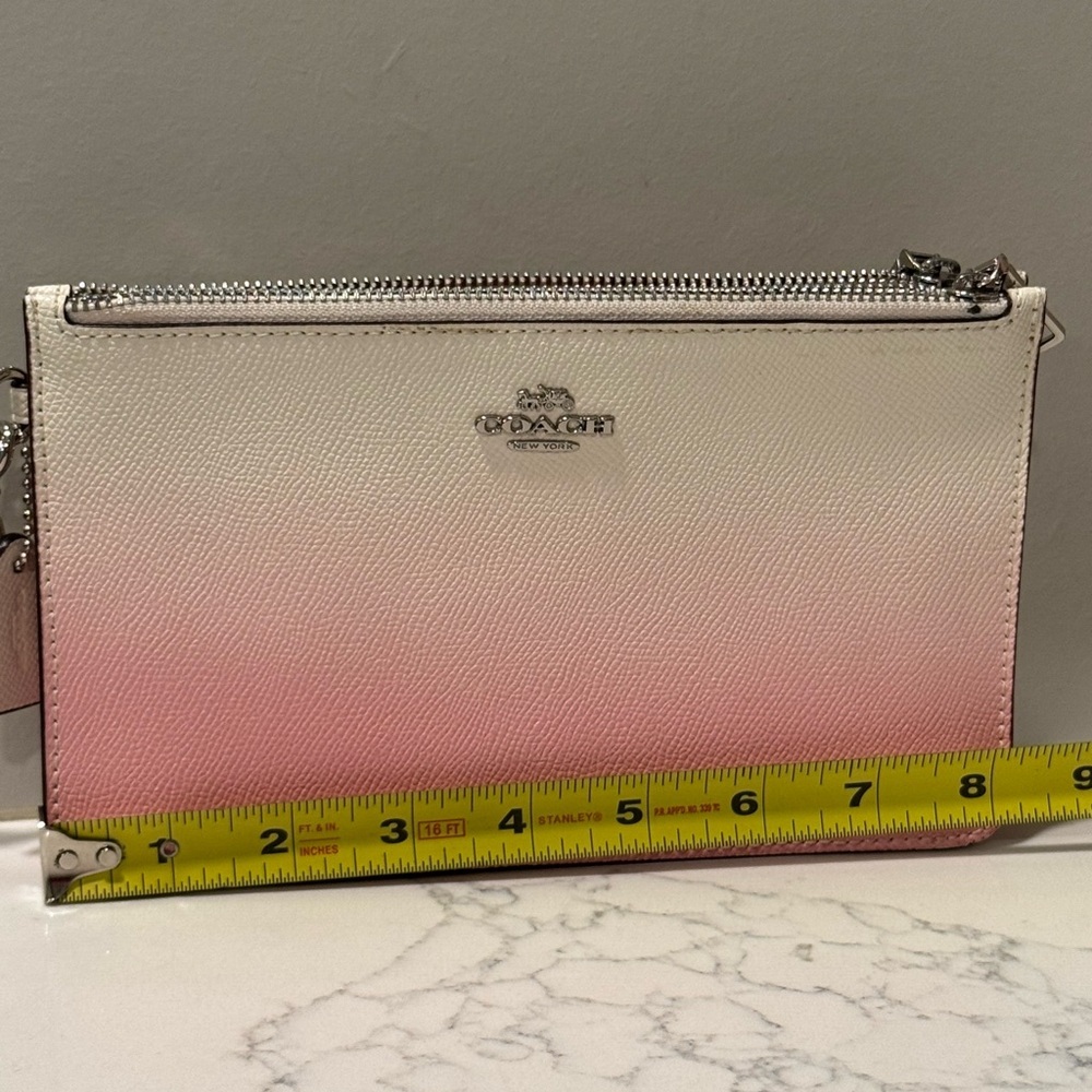 Coach Crosby Pink Ombré Wristlet - Picture 14 of 16